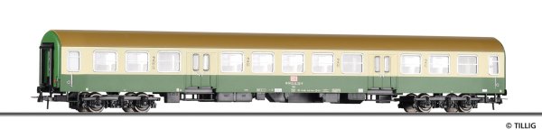 TILLIG Reisezugwagen 2. Klasse Bmh 721 Bauart Halberstadt der DB AG Ep.V 75007 Spur H0