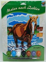 MAMMUT Malen nach Zahlen Motiv Pferd 105050