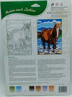 MAMMUT Malen nach Zahlen Motiv Pferd 105050