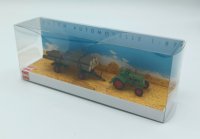 BUSCH Fendt F15 Dieselross mit Holzanhänger 54152 Traktor-Modell 1:87