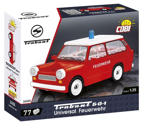 COBI Trabant 601 Universal Feuerwehr 24555 Auto-Baukasten 1:35