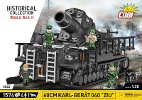 COBI Mörser Karl-Gerät 040 ZIU 2560 Militär-Baukasten 1:28