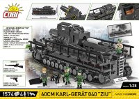 COBI Mörser Karl-Gerät 040 ZIU 2560 Militär-Baukasten 1:28
