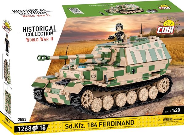 COBI Sd.Kfz. 184 Ferdinand 2583 Militär-Baukasten 1:28