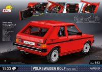 COBI Volkswagen Golf (1974-1983) Modell 24359 Auto-Baukasten 1:12