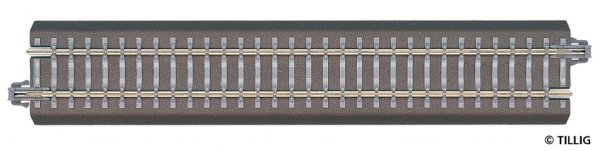 TILLIG Gerades Anschlussgleis 166 mm Bettungsgleis 83740 Spur TT