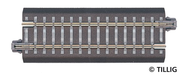 TILLIG Gerades Gleis G2 Gleisstück 83 mm grau Bettungsgleis 83702 Spur TT