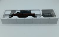 ROCO Minitanks Rungenwagen R10 mit Halbkettenfahrzeug 836 Spur H0