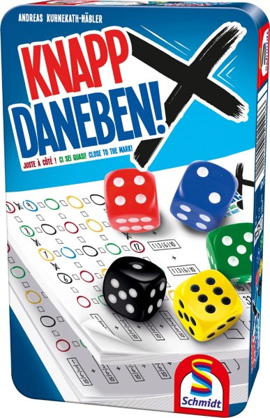 SCHMIDT SPIELE Knapp daneben! Reisespiel 51426