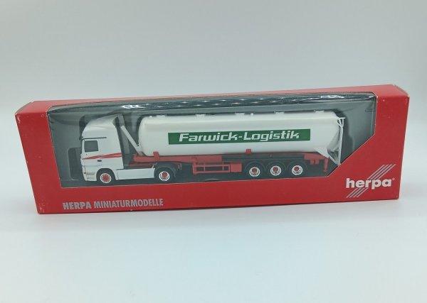 HERPA MB Actros LH Silo-Sattelzug Farwick-Logistik 149952 LKW-Modell 1:87