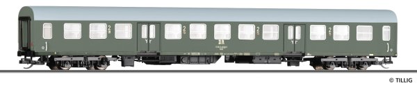 TILLIG Reisezugwagen 2. Klasse Bmhe der DR mit 2. Betriebsnummer Ep IV 12609 Spur TT