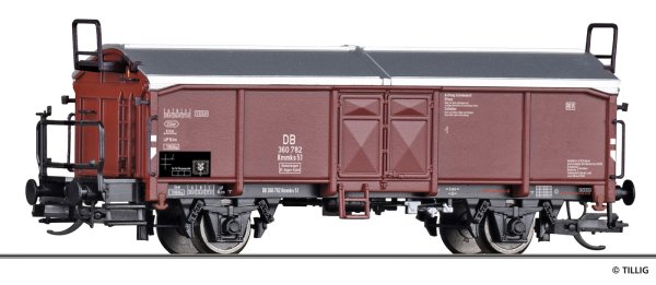 TILLIG Schiebedachwagen Kmmks 51 der DB Ep III 17680 Spur TT