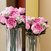 LEGO Icons Rosa Rosenstrauß Botanik Kollektion 10374