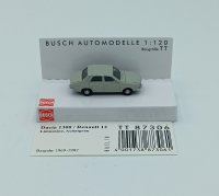 BUSCH Dacia 1300 - Renault 12 grau 87306 Automodell 1:120