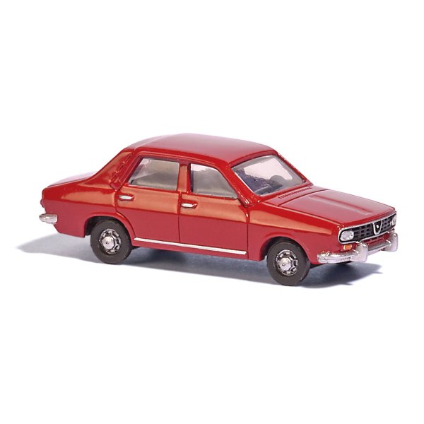 BUSCH Dacia 1300 - Renault 12 rot 87307 Automodell 1:120