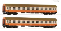 ROCO Set 1 mit 2 Reisezugwagen 1. Klasse Bauart Y/B 70 DR...