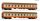 ROCO Set 1 mit 2 Reisezugwagen 1. Klasse Bauart Y/B 70 DR Ep IV 6280016 Spur TT