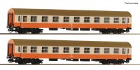 ROCO Set 2 mit 2 Reisezugwagen 2. Klasse Bauart Y/B 70 DR...