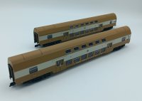 ROCO Set 1 mit 2 Doppelstockwagen 2. Klasse DR Ep IV...