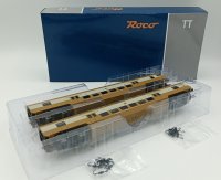 ROCO Set 1 mit 2 Doppelstockwagen 2. Klasse DR Ep IV 6280025 Spur TT
