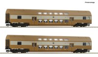 ROCO Set 2 mit 2 Doppelstockwagen Gattung DBmue DR Ep IV...