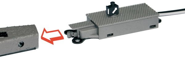 FLEISCHMANN Beleuchtetes Weichensignal für N-Gleis mit Schotterbett 944001 Spur N