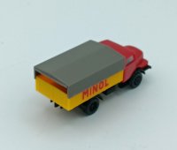 TILLIG LKW H3A Hochbordpritsche/Plane MINOL 19077 LKW-Modell 1:120