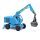 BUSCH Weimar Mobilbagger T 174-2 blau 87400 Baumaschinenmodell Spur TT