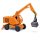 BUSCH Weimar Mobilbagger T 174-2 orange 87403 Baumaschinenmodell Spur TT