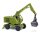 BUSCH Weimar Mobilbagger T 174-2 grün 87402 Baumaschinenmodell Spur TT