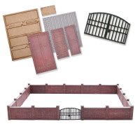 BUSCH Ziegelmauer mit Tor Bausatz 8923 Spur TT