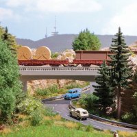 BUSCH Straßenüberführung mit...