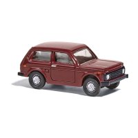 BUSCH Lada Niva weinrot 87103 Automodell 1:120