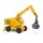 BUSCH Weimar Mobilbagger T 174-2 gelb 87401 Baumaschinenmodell Spur TT