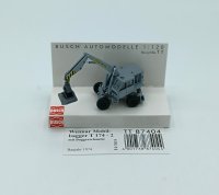 BUSCH Weimar Mobilbagger T 174-2 grau 87404 Baumaschinenmodell Spur TT
