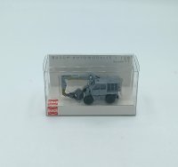 BUSCH Weimar Mobilbagger T 174-2 grau 87404 Baumaschinenmodell Spur TT