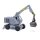 BUSCH Weimar Mobilbagger T 174-2 grau 87404 Baumaschinenmodell Spur TT