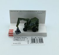 BUSCH Weimar Mobilbagger T 174-2 NVA 87405 Baumaschinenmodell Spur TT