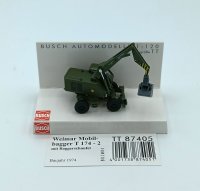 BUSCH Weimar Mobilbagger T 174-2 NVA 87405 Baumaschinenmodell Spur TT