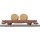 BUSCH Flachwagen mit Rungen Ks 3300 und Holzkabeltrommel DR 31519 Spur TT