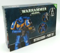 GAMES WORKSHOP Warhammer Intercessors mit Paint Set 60-11-60 Bausatz 99170101008