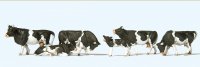 PREISER Kühe, schwarz gefleckt 10145 Tierfiguren...