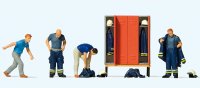 PREISER 10642 Feuerwehrmänner Figuren-Set Spur H0