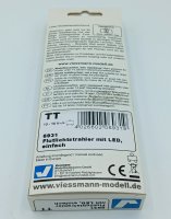 VIESSMANN Flutlichtstrahler LED weiß 6931 Spur TT