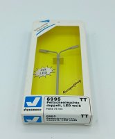 VIESSMANN Peitschenleuchte doppelt 2 LEDs weiß 6995 Spur TT