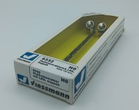 VIESSMANN 6332 Flutlichtstrahler doppelt 2 LEDs weiß Spur H0
