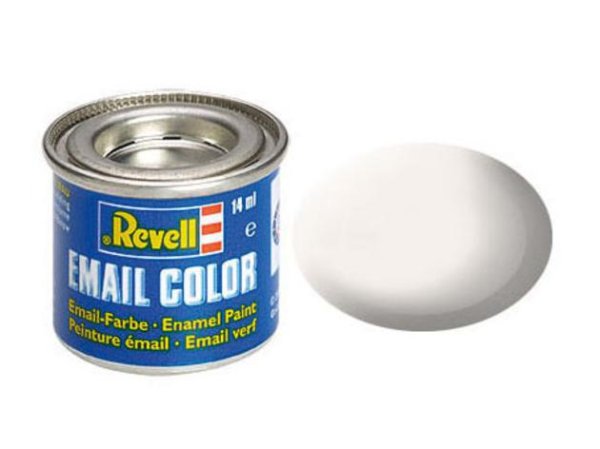 REVELL 32105 Email Color Farbe 14 ml weiß matt RAL 9001