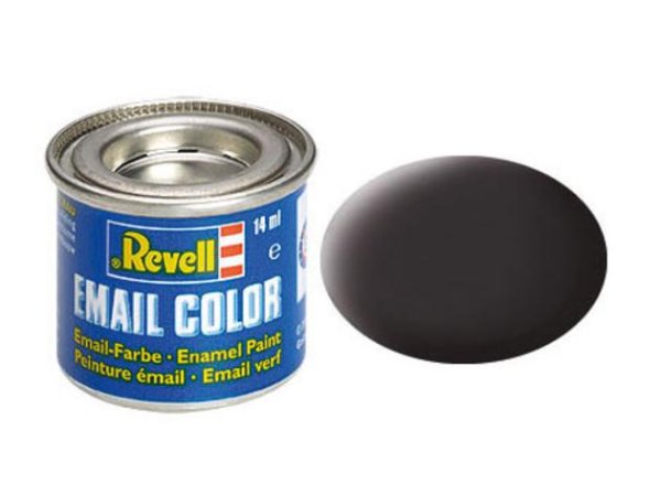 REVELL 32106 - Email Color 14 ml: teerschwarz matt RAL 9021