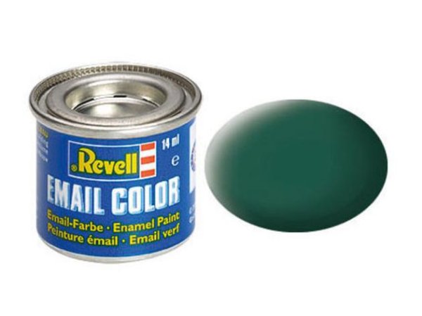 REVELL 32148 - Email Color 14 ml: seegrün matt RAL 6028