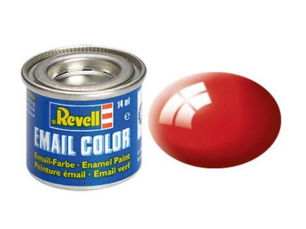 REVELL 32131 Email Color Farbe 14 ml feuerrot glänzend RAL 3000